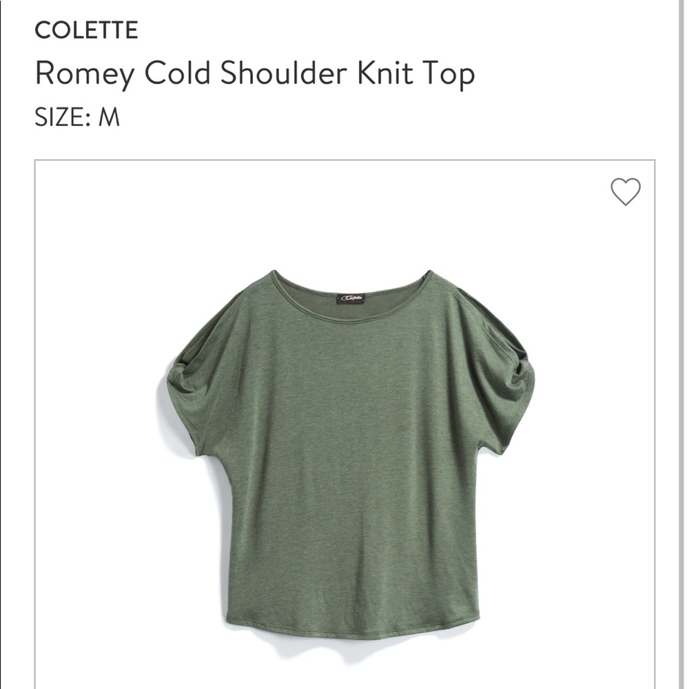 Cold shoulder top